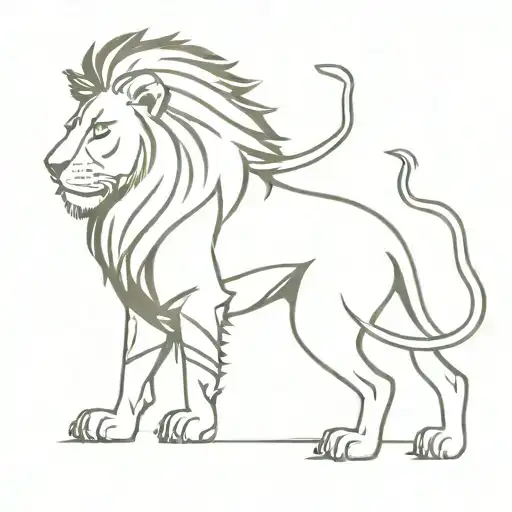 Lion Nigeria Tattoo That Represents Strength