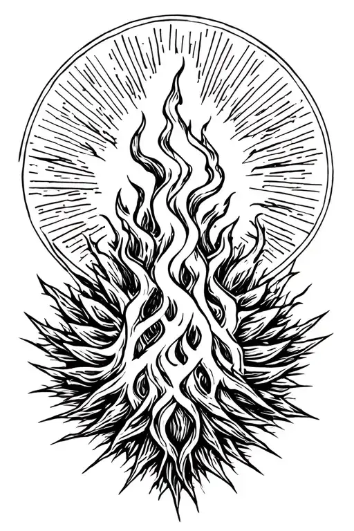 Rising From The Ashes Symbolizing Rebirth