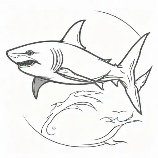 Great White Shark Jumping