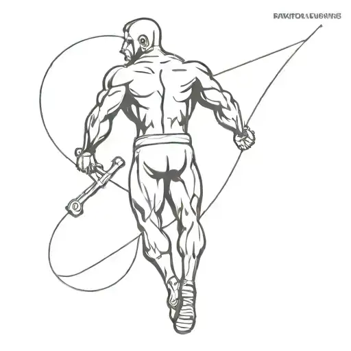 Tattoo About Love For Bodybuilding And Building Discipline For The Army Paratroopers