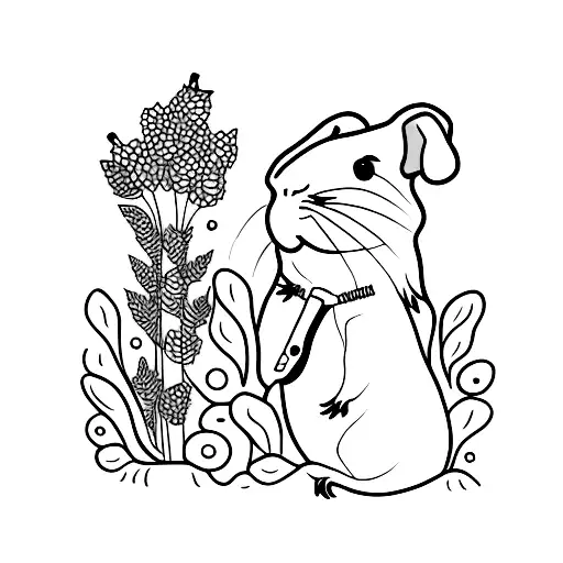 Guitar And Guinea Pig