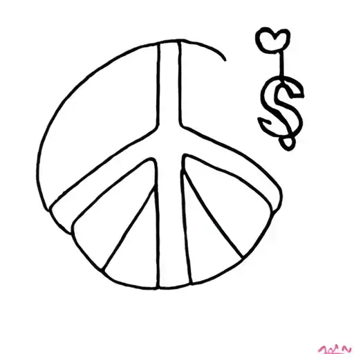 Money Peace Joy Love Symbol