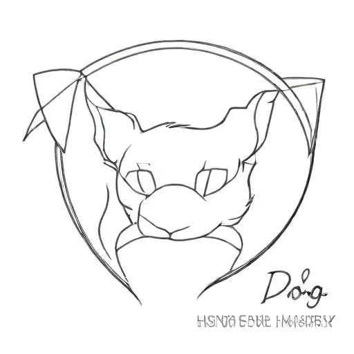 Dog Ears With The Name Harvey