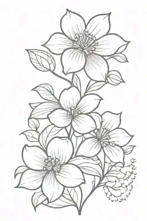 Flower Simple For A Friend Group Of 8 Girls