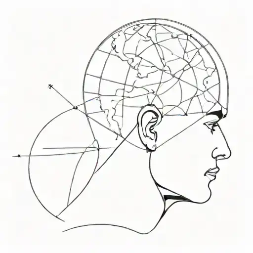 A Human Head That Is A Globe