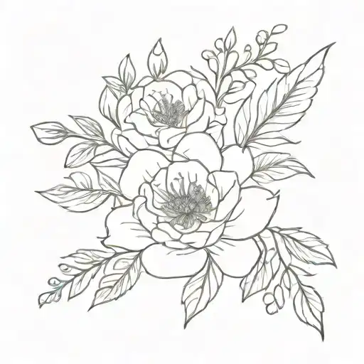 Birth Flower Bouquet