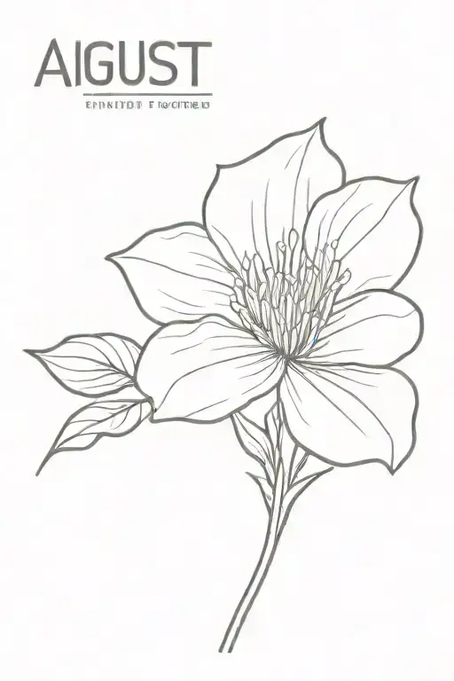 August Birth Flower