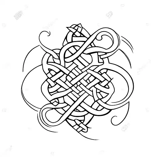4 Interlocking Letter C In A Celtic Design