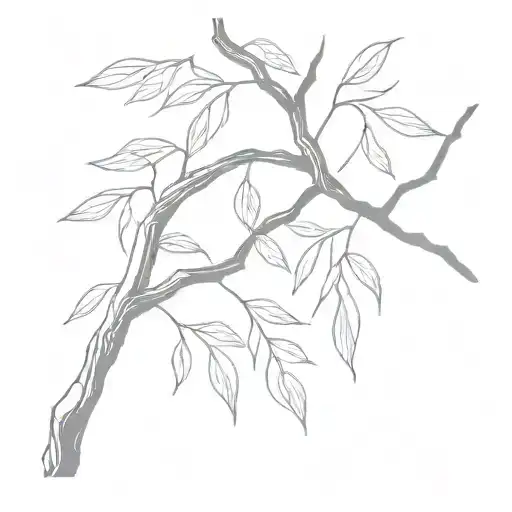 Willow Tree Branch Representing My Daughter Name