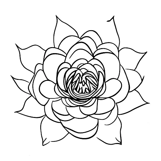 Honey Suckle And Water Lily