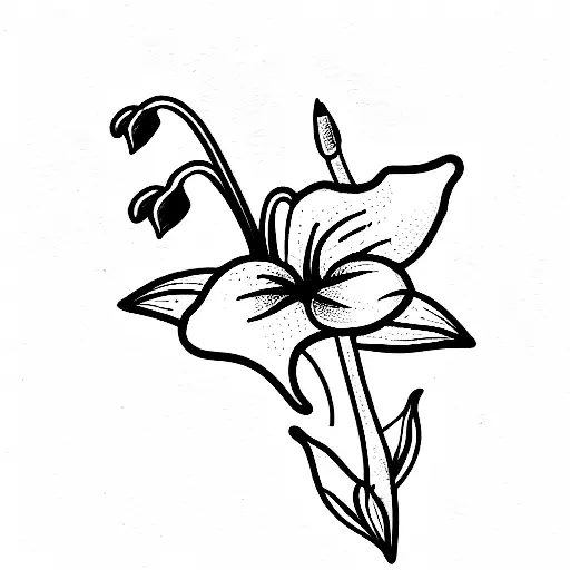 Lily Of The Valley And Violets