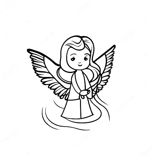 Angel With An Orchid