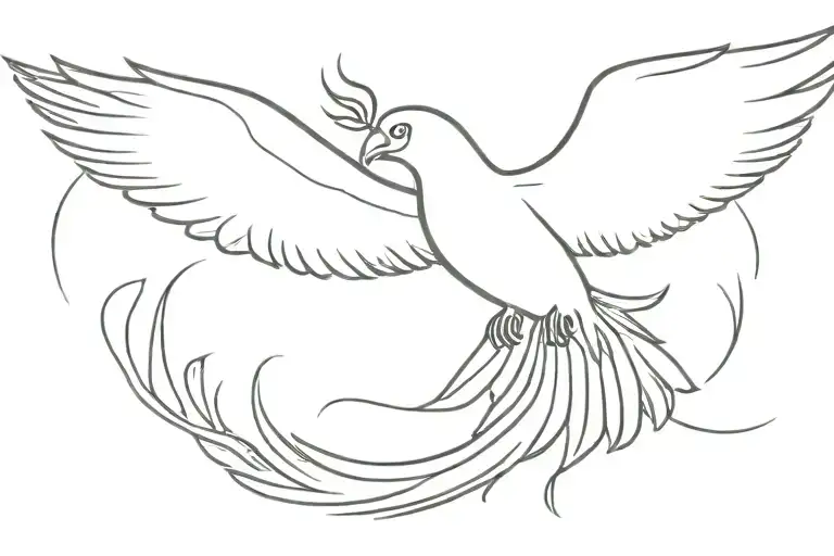 Flying Bird Phoenix