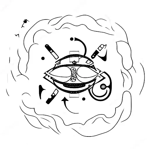 Semicolon Symbol And Connect Symbol