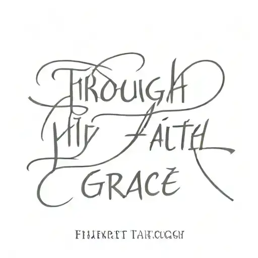 Through Grace By Faith Written