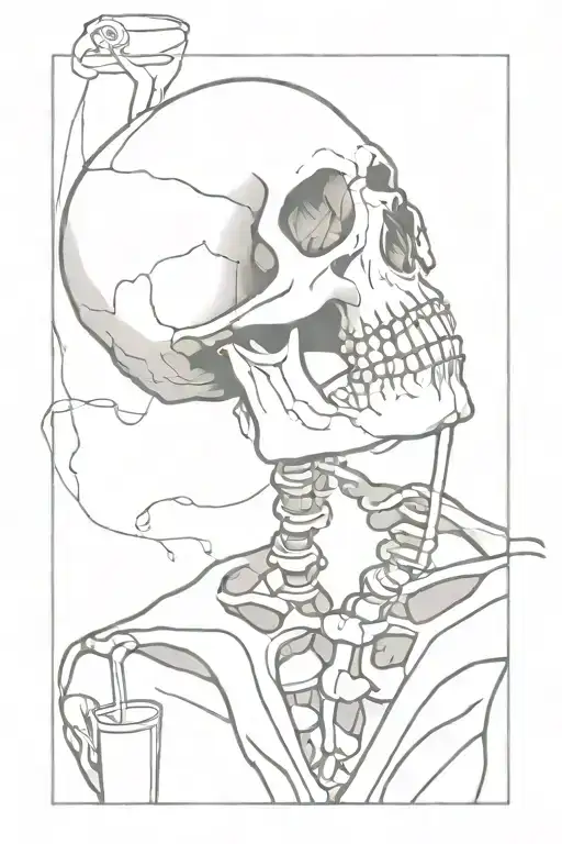 Skeleton Drinking