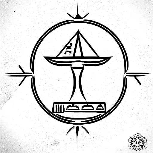 Ancient Egyptian Cartouche With Heirogliphics