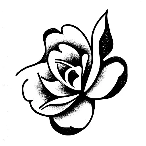 January And July Birth Flower Fine Line