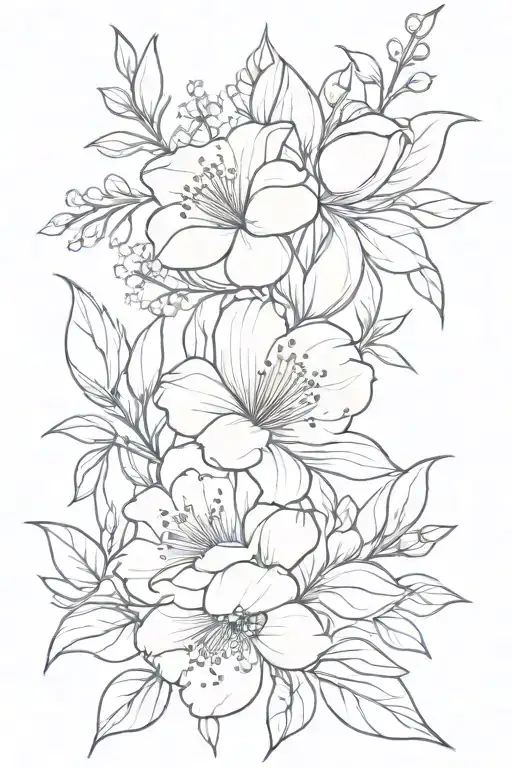 Birth Flower Bouquet