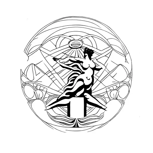 Venus De Milo Holding The World Like Atlas