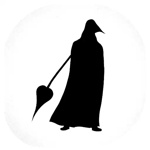 Grim Reaper With A Balloon