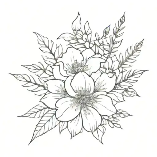 Birth Flower Bouquet