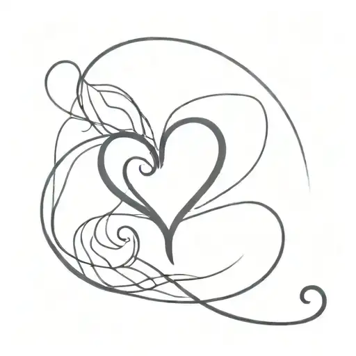 Heart With The Unconditional Love Symbol