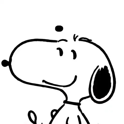 Snoopy Looking