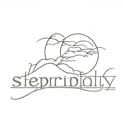 Sunrise With The Word Serendipity