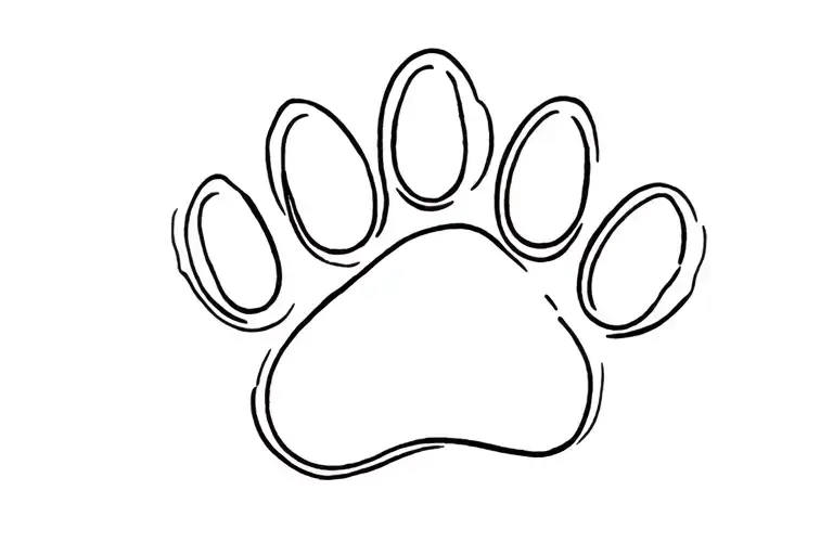 Dog Paw Print