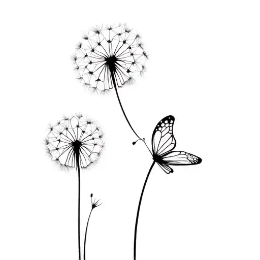 Dandelion Butterly
