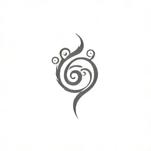 Flaming Triskele Symbol