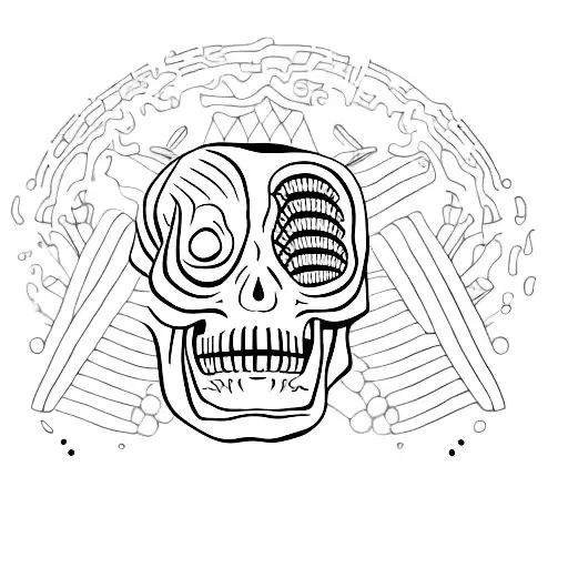 A Person Taking Off A Mask To Reveal Their Skeleton Face