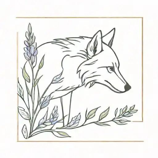 Lavender And Wolf