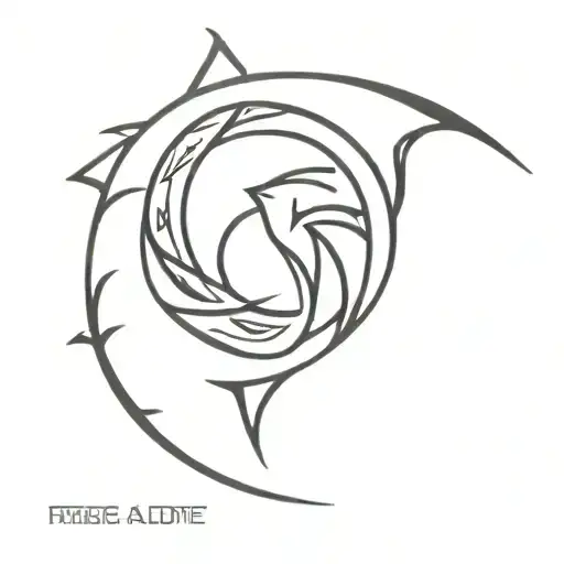 Red And Black Tribal