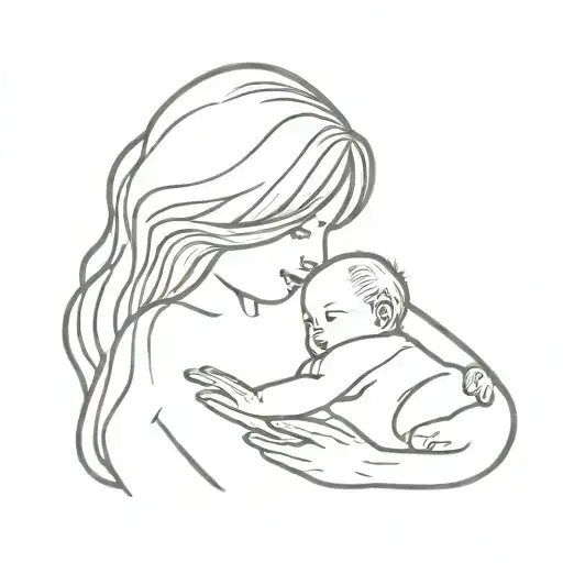 Breastfeeding Baby Boy