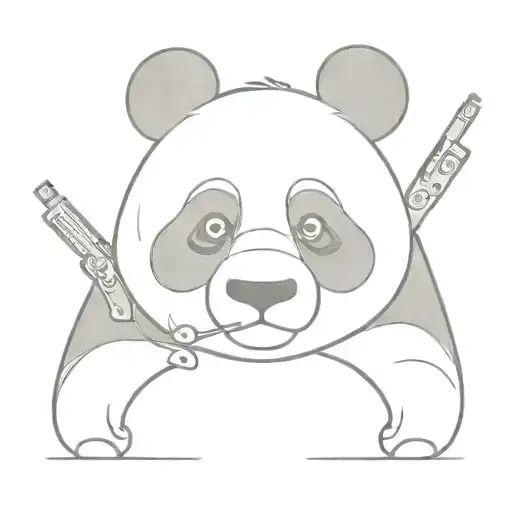 Panda Whith Guns