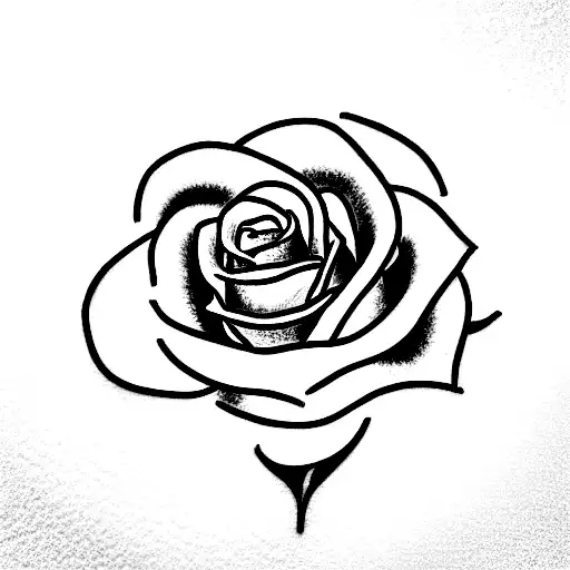 Minimalistic Rose