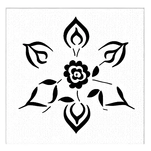 A Combination Of The Symbol Of Social Democracy And A Flower With 13 Branches