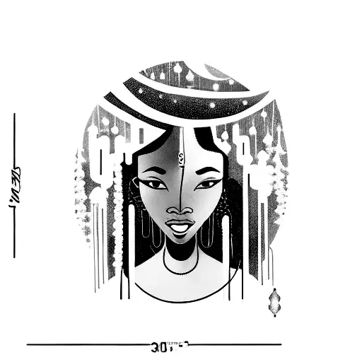 Black Girl And Universe