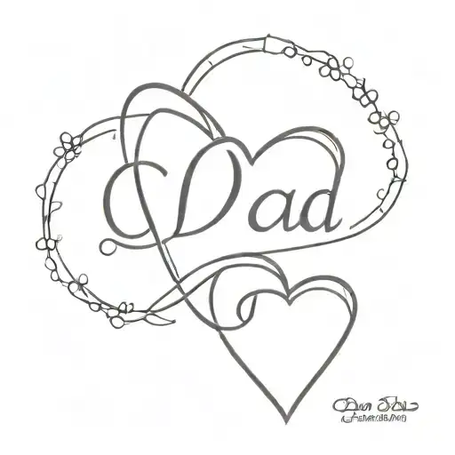 Dad Heart For Kids Names In Them
