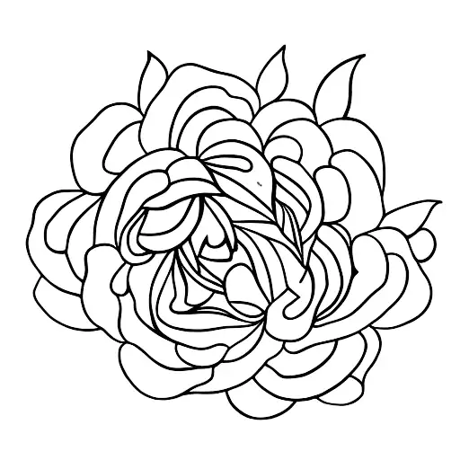 May Birth Flower With Name Carolyn Wrote Fine Line Black