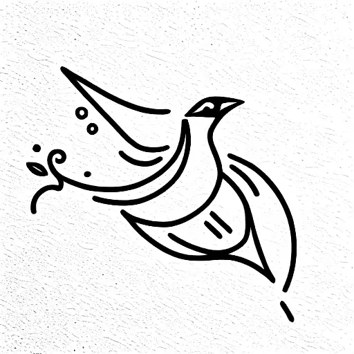 Sparrow And Sea And Sun