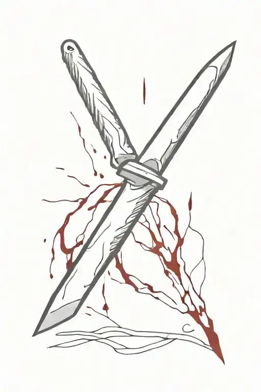 Scalpel With Blood