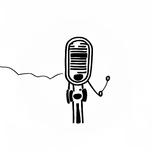 A Skeleton With A Microphone