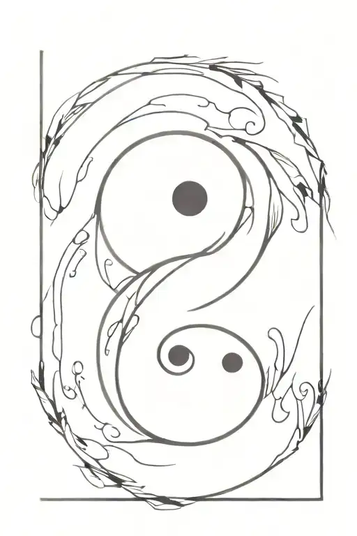 Letter A And R Yin Yang Incorporate To Arrow