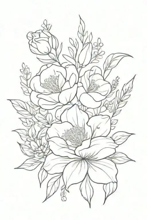 Birth Flower Bouquet