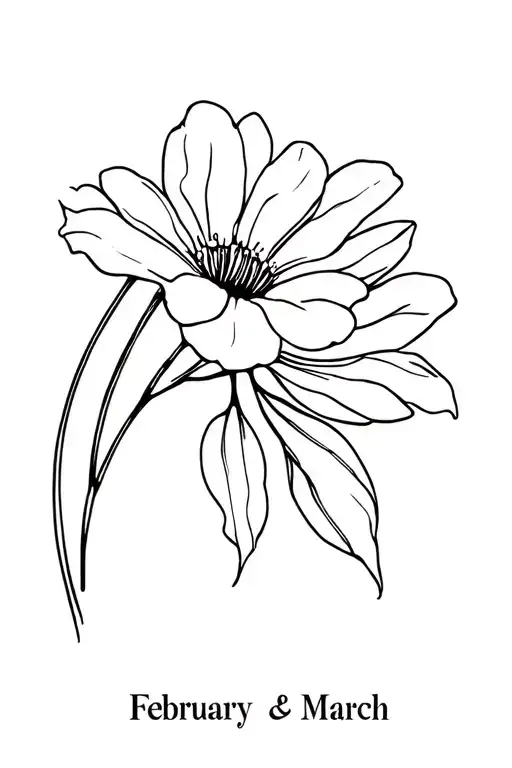 February And March Birth Flowers