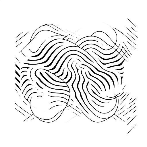 A Minimalist Tattoo Of A Heartbeat Line Morphing Into Sound Waves