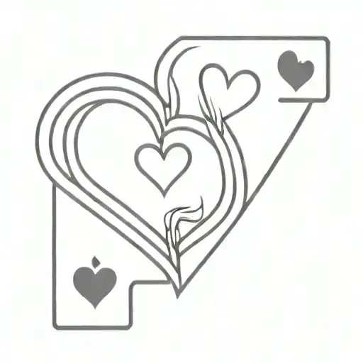 8 Of Hearts Playing Card